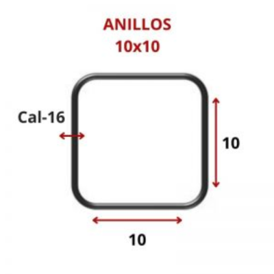 ANILLOS 10 X 10 CM