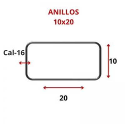 ANILLOS 10 X 20 CM