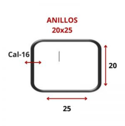 ANILLOS 20 X 25 CM