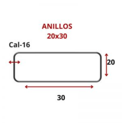ANILLOS 20 X 30 CM