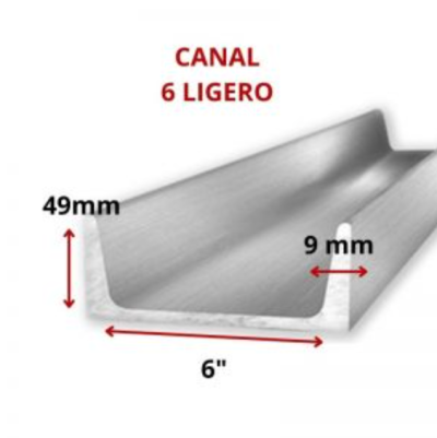 CANAL 6 152.4 MM (6 MT)