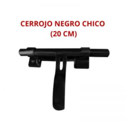 CERROJO NEGRO CHICO (20 CM)