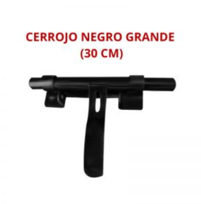 CERROJO NEGRO GRANDE (30 CM)