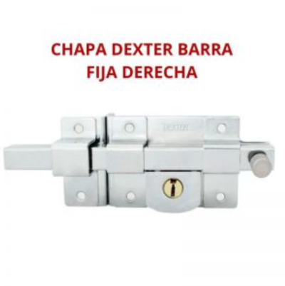CHAPA DEXTER BARRA FIJA DERECHA