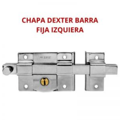 CHAPA DEXTER BARRA FIJA IZQUIERDA