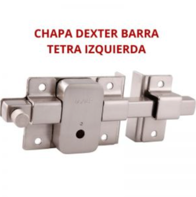 CHAPA DEXTER BARRA TETRA IZQ