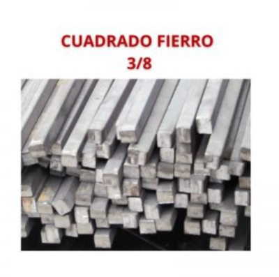 CUADRADO FIERRO 3/8 9.5 MM (Kg)