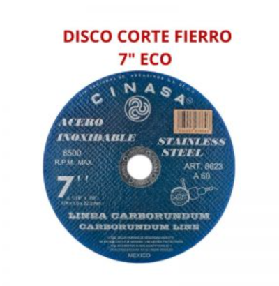 DISCO DE CORTE 7 AZUL ECO