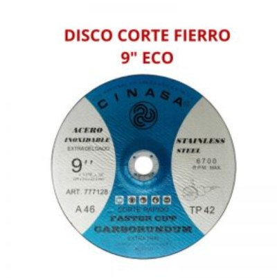 DISCO DE CORTE 9 AZUL ECO