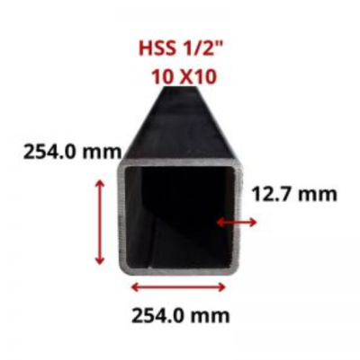 HSS 1/2 10 X10 254.0 X 254.0 MM 12.20 MT
