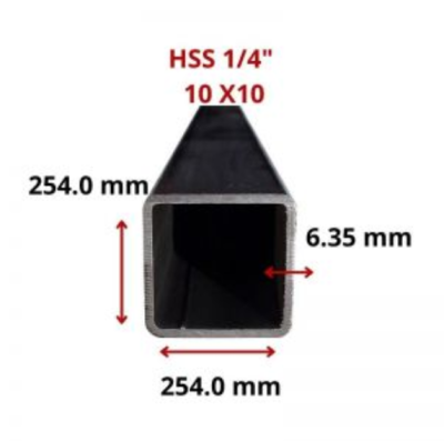 HSS 1/4 10 X10 254.0 X 254.0 MM 12.20 MT