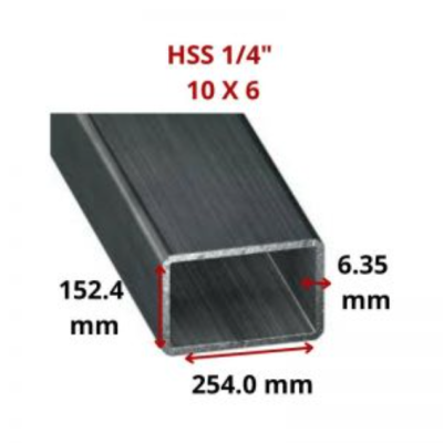 HSS 1/4 10 X 6 254.0 X 152.4 MM 12.20 MT