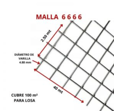 MALLA 6 6 6 6 (ROLLO)