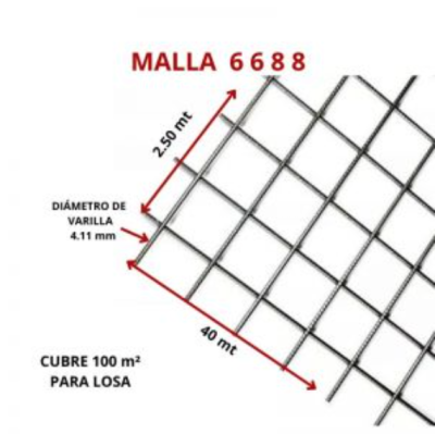 MALLA 6 6 8 8 (ROLLO)