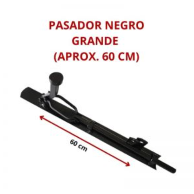 PASADOR NEGRO GRANDE (APROX. 60 CM)