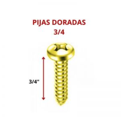 PIJAS DORADAS 3/4 19.1 MM