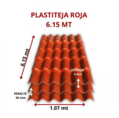 PLASTITEJA ROJA 6.15 MT