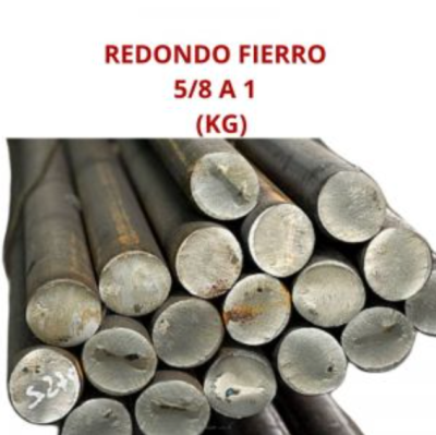 REDONDO FIERRO 5/8 A 1 15.9 X 25.4 MM (KG)