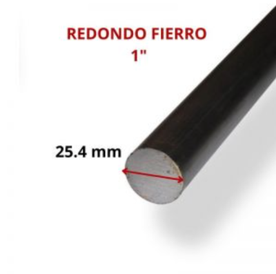 REDONDO FIERRO 1 25.4 MM