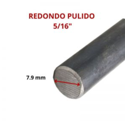 REDONDO PULIDO 5/16 7.9 MM