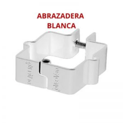 ABRAZADERA BLANCA