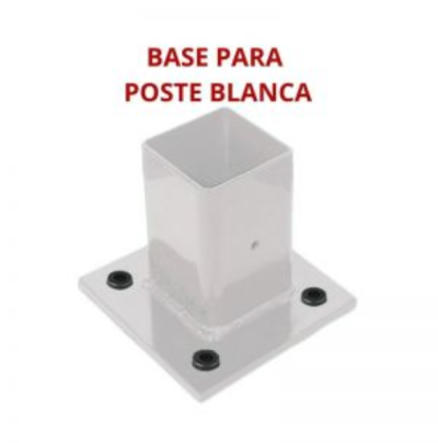BASE PARA POSTE BLANCA