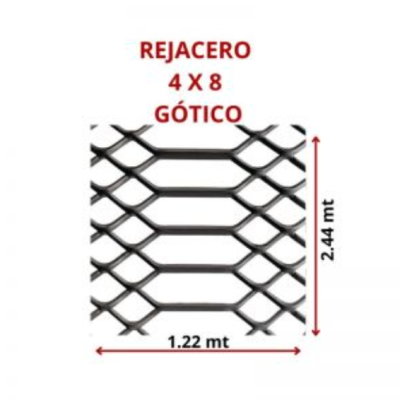 REJACERO 4 X 8 1.22 X 2.44 MT GOTICO