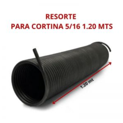 RESORTE PARA CORTINA 5/16 1.20 MTS