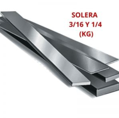 SOLERA 3/16 Y 1/4 4.8 Y 6.3 MM (KG)