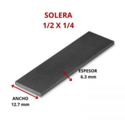SOLERA 1/2 X 1/4 12.7 X 6.3 MM