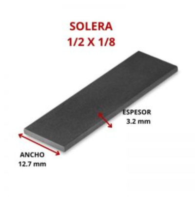 SOLERA 1/2 X 1/8 12.7 X 3.2 MM