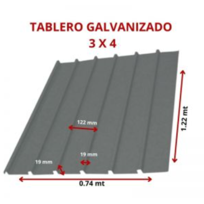 TABLERO NEGRO 3 X 4 0.74 X 1.22 MT
