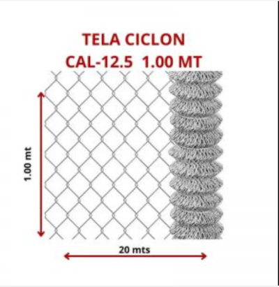 TELA CICLON CAL-12.5 1.00 MT