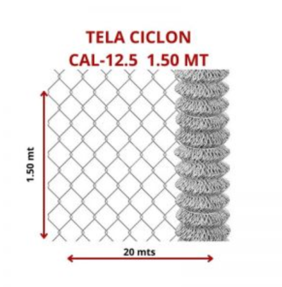 TELA CICLON CAL-12.5 1.50 MT