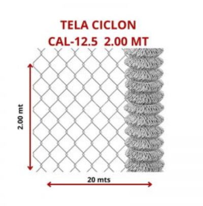 TELA CICLON CAL-12.5 2.00 MT