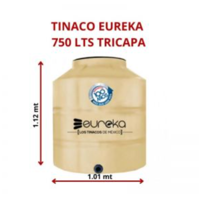 TINACO EUREKA 750 LTS