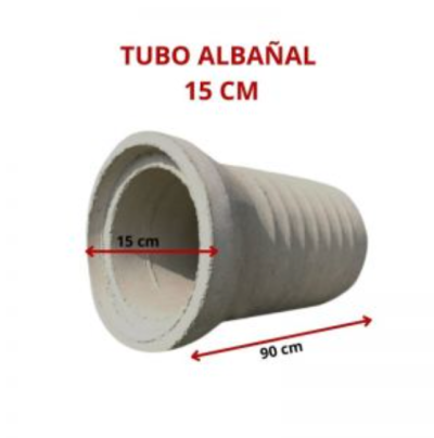 TUBO ALBANAL 15 CM