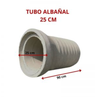 TUBO ALBANAL 25 CM