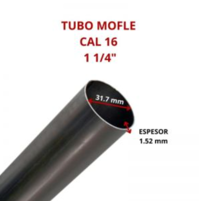 TUBO MOFLE CAL 16 1 1/4 31.7 MM