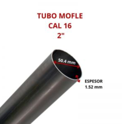 TUBO MOFLE CAL 16 2 50.4 MM