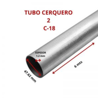 TUBO CERQUERO 2 6MT C-18