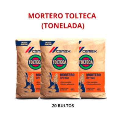 MORTERO TOLTECA (TONELADA)