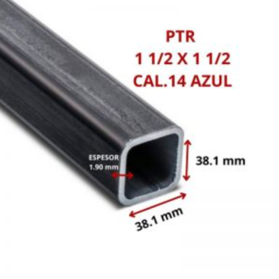 PTR 1 1/2 X 1 1/2 38.1 X 38.1 MM CAL.14 AZU