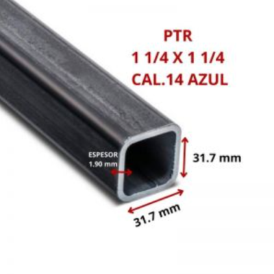 PTR 1 1/4 X 1 1/4 31.7 X 31.7 MM CAL.14 AZUL
