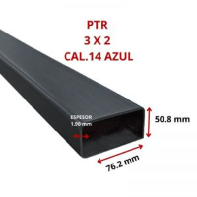 PTR 3 X 2 76.2 X 50.8 MM CAL.14 AZUL