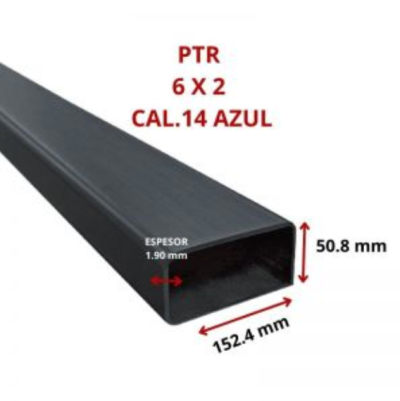 PTR 6 X 2 152.4 X 50.8 MM CAL.14 AZUL