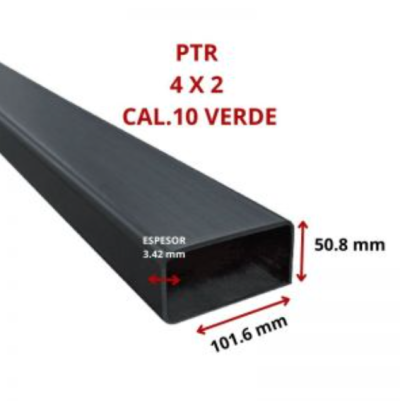 PTR 4 X 2 101.6 X 50.8 MM CAL.10 VERDE
