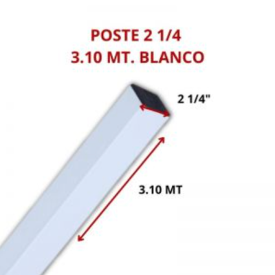 POSTE 2 1/4 3.10 MT. BLANCO